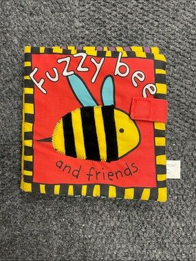 Fuzzy Bee and Friends Touch and Feel Cloth Book Sensory 2003 Priddy Books